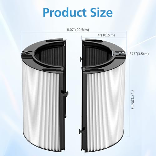 Image of Combi 360Glass HEPA+Activated Carbon Filter For Dyson HP1 HP2 TP09 TP07 TP06 TP04 TP10 TP7A HP04 HP06 HP07 HP09 HP10 HP4A HP7A PH01 PH02 PH03 PH04 PH3A DP04 PC1 PC2 Air Purifier, #965432-01