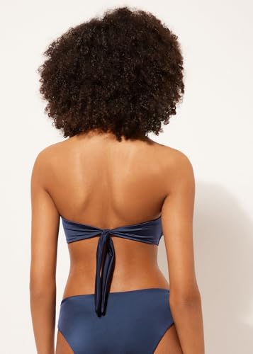 Woman's Lightly Padded Bandeau Swimsuit Top Timeless Diva3