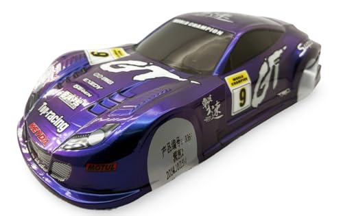 YTZ Outdoor Preprinted PVC Body Shell for 1/10 On Road Racing Drift Car, No Cut, 1:10 Scale (GT...