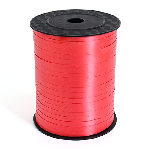 CC wonderland zone Ruban Bolduc Rouge(457m x 5mm) Ruban Ballon pour Artisanat et Emballage Cadeau