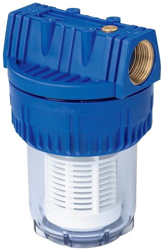 metabo Filter 1 1/4' kurz - 6200 l/h Durchfluss - Waschbarer Filtereinsatz, Schutz vor Sand und Schmutz, langlebig und robust, Polypropylen und Messing - Für Gartenpumpen und Hauswasserwerke
