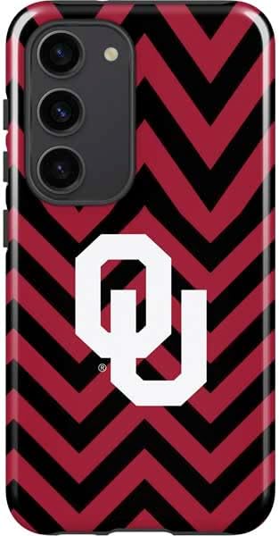 Skinit Pro Phone Case Compatible with Galaxy S23 - Officially Licensed University of Oklahoma Sooners Design