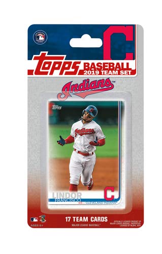 Cleveland Indians 2019 Topps Factory Sealed Special Edition 17 Card Team Set with Corey Kluber and Francisco Lindor Plus