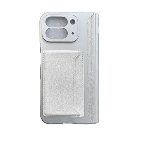 LUNBER-ARMOR�EFor Pixel 11 Pro Fold �P�[�X �ϏՌ� �J�o�[ �J�[�h���[ �X�^���h�@�\ �����K���X+PU���U�[+�v���X�`�b�N �O�ʋ����K���X �V���v��(�V���o�[)