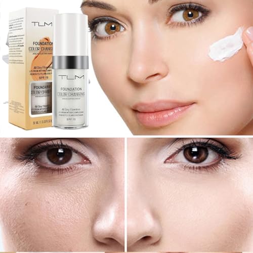 Axnzp Tlm Color Changing Foundation Makeup, Hydrating Waterproof And Light Long Lasting, Flawless Full Coverage Natural Color Face Primer Base Makeup. thumb #6