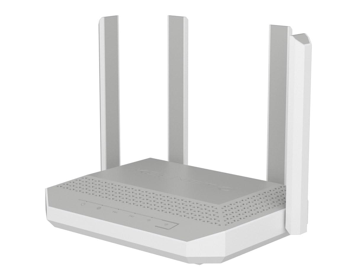 Keenetic Titan (KN-1812) Router multigigabit Wi-Fi 7 Mesh BE7200 con un Smart Switch 1x10G, 1x2,5G y 4x1G, Puertos USB 3.2 y USB 2.0 multifunción