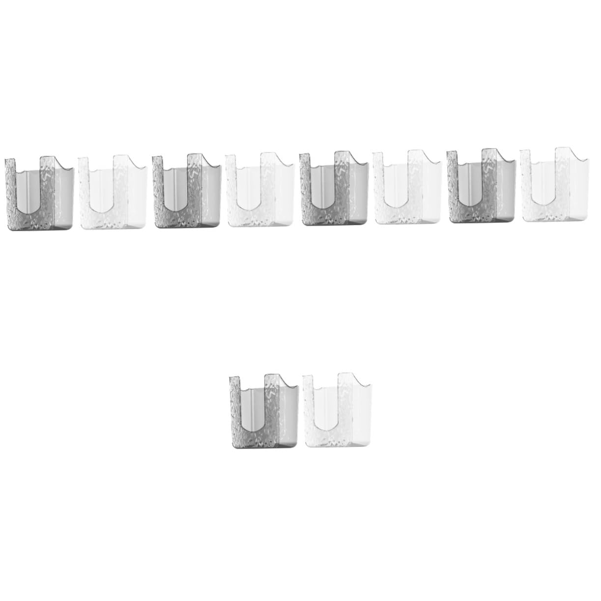 PRETYZOOM 10 STK Taschentuchbox für die Wand papierhandtuchhalter badzubehör Halter für Badezimmertücher wandmontierter Taschentuchhalter Wischtuchhalter zur Wandmontage Tücherhalter