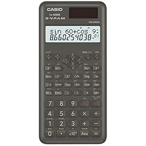 Casio FX-85MS-2 wetenschappelijke rekenmachine, schoolrekenmachine, twee-regels met 240 functies, werkt op zonne-energie…