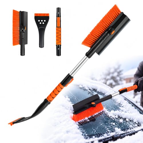 Dnigh Brosse Neige & Grattoir Glace 36.4" Rétractable 3-en-1 Auto