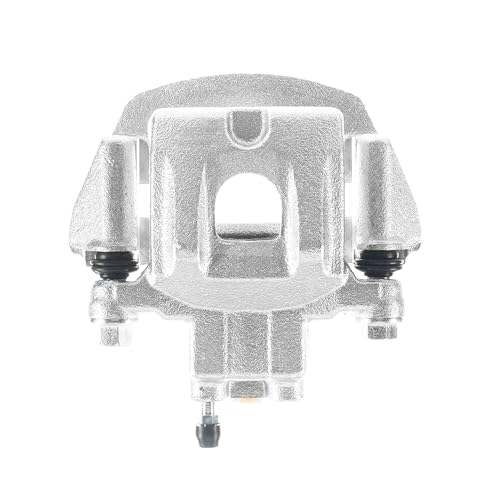 Image of Detroit Axle - Rear Right Brake Caliper for 04-06 RX330, 07-09 RX350, 06-08 | RX400h, 06-07 Toyota Highlander Hybrid Disc Brake Caliper w /Bracket Replacement Passenger Side Assembly