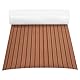 Ejoyous Boot Teakholz, Eva Marine Matte Anti-Rutsch Bodenbelag für Boote, Selbstklebend Boden rutschfest Matte Marine rutschfest Boden Deck Teppich für Yachten Autos 240 x 90 x 0,6 cm