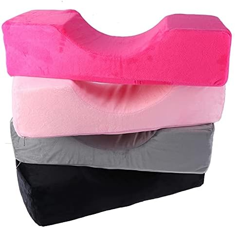 KJOET プロフェッショナル ラッシュピロー ネックサポート まつげ枕 ソフトグラフトまつげ 低反発素材 まつげエクステ枕 メイク