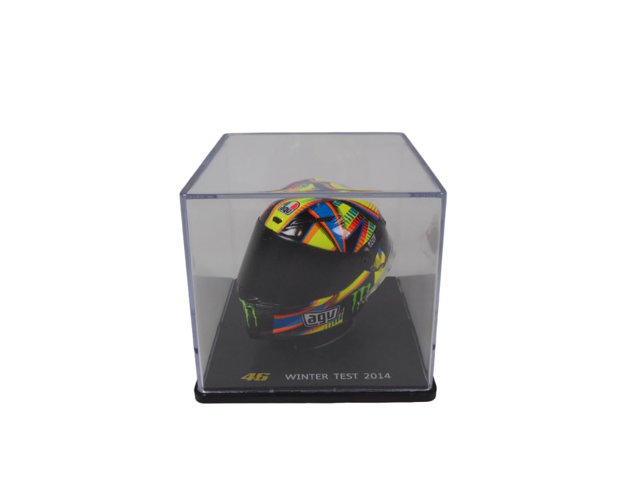 OPO 10 - Casco V. Rossi Moto GP Stagione 2018 Scala 1/5 Compatibile con Yamaha YZR-M1 - CR001