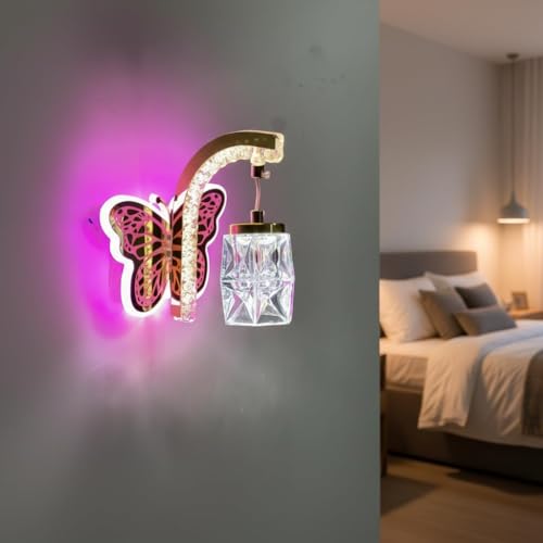 Image of BrightLyt Wall Lights for Home Decoration, Wall Lights for Living Room, Wall Lamps for Bedroom /Bathroom, Mirror Side Wall Scone Fixtures (Warm, Natural, Cool White)