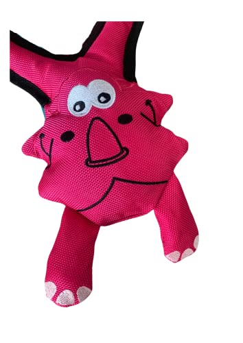 Billipets Floating Dog toy. 30cm Nylon Dog Toy. Durable nylon for water war! Interactive game of tug and fetch! (Pink Goat) - Image 2