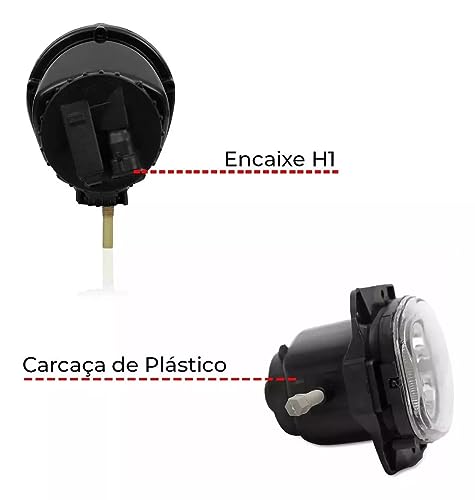 Kit Farol De Milha Palio Siena El 2009 2010 2011 + Par Pingo 5050 5 Leds
