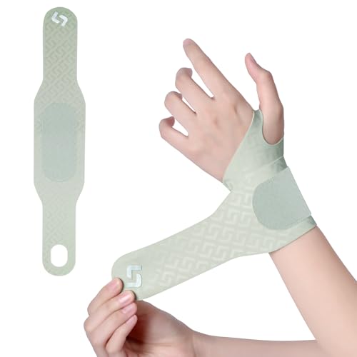 手首 サポーター【超薄型0.99MM】【 軽量で柔らかい】腱鞘 関節 固定 保護 手首 サポーター 薄手 怪我防止 手首用サポーター軽量 通気 吸汗速乾 スポーツ 家事 育児 パソコン/スマホ操作 男女兼用 (1, グレー)