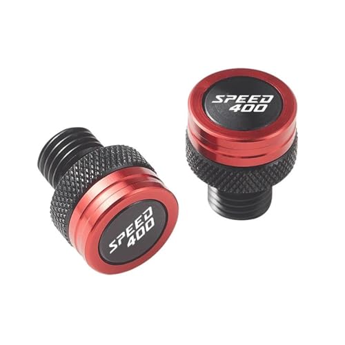 Tapones para orificios de espejo de aleación mecanizada para Triumph Scrambler 400X
