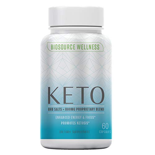 Biosource Wellness Keto, Bio Source Wellness Dietary Supplement, Enhanced Energy & Focus, Increase and Sustained Fuel, The Official Brand Dietary Supplement