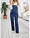 Vetinee Cute Jumpsuit - Baggy Denim Overalls for Women - Casual Medium Fit - Sizes 8 & 10