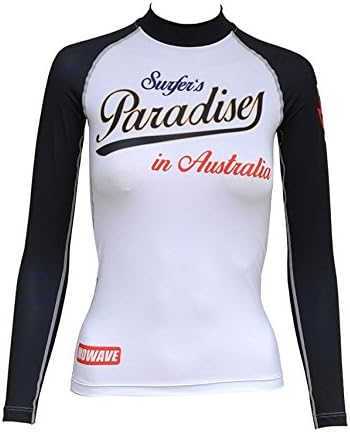 Amazon Mowave モワビ ラッシュガード レディース オーストラリア ホワイトブラック Xl Mowave ラッシュガード