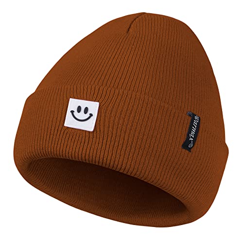 Kindermütze Winter Mit Schal Set - Warme Strickmütze Tierdruck Plüsch