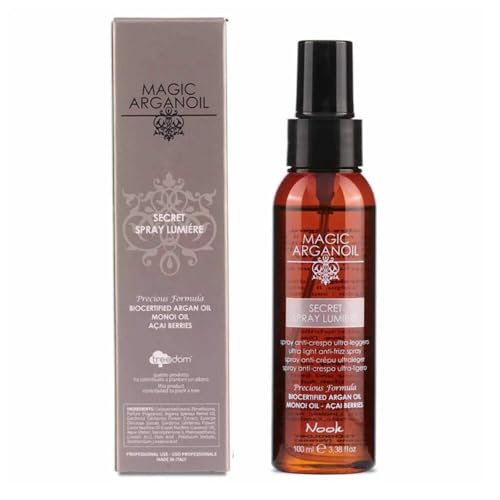  NOOK SPRAY ANTI-CRESPO ULTRA LEGGERO ARGANOIL 100ML LUMIERE ANTI-FRIZZ PROFESSIONALI PARRUCCHIERI