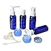 RIsxffp Lot de 9 flacons de Voyage cosmétique en Spray pour Entonnoir Compte-Gouttes Vide Bleu Saphire