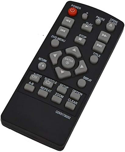 Dinghosen Universal Remote for LG DVD Player, No Setup Required Replacement Remote Control Compatible with LG DP132 DVD Player & More (Model: COV31736202)