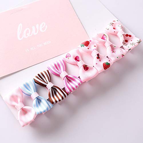 MOMISY 8 Pcs Baby Hair Clip For Girl Bow Hair Accessory For All Type of Infant Toddler Baby Hairs Bow Rainbow Cloud Unicorn Patterns- Set of 8, Watermelon, Strawberry, Cherry, Striped (B09HXS2CQ4) Amazon Price History, Amazon Price Tracker