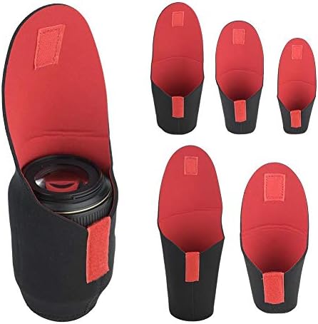 Custodie Obiettivo Neewer 4 Pezzi - Neoprene Protettivo Per Fotocamere - Foto 7