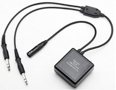 Panel Power 6 Pin U-174 to Dual Plug GA Headset Adapter PA-89B