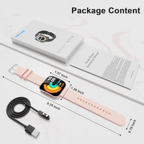 MFVLP Smart Watch for Men Women, Bluetooth Calls, AI Dial, AI Q&A, 1.85" HD AMOLED Curved Display Fitness Watch with Blood Pressure Sleep Heart Rate Monitor - image 8