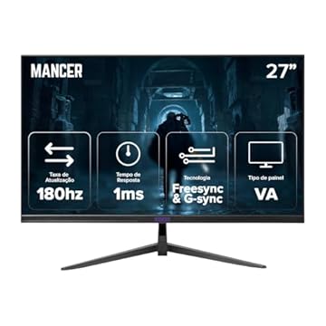 Monitor Gamer Mancer Horizon Z2 Pro | 27 Pol | VA | FHD | 1ms | 180Hz | HDMI/DP | MCR-HZ2PRO27-BL3