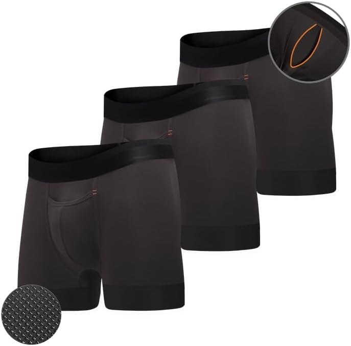 All Citizens Elite Ball Pouch Underwear for Men w/Fly, Patented Ball Pouch Design, Performance Fabric, No Ride Up Legs