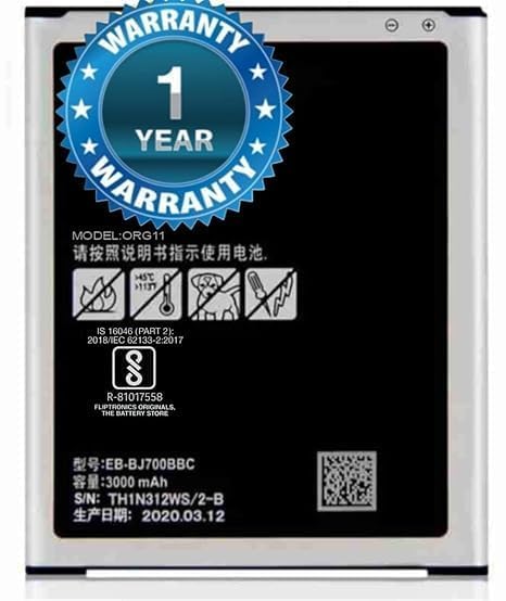 Image of THE BATTERY STORE Original EB-BJ700CBE Battery for Samsung Galaxy J7 SM-J710F 2016 Edition / On8 / J710 / J710F / J7108 / J7109 Battery with 1 Year Warranty**** (V6)
