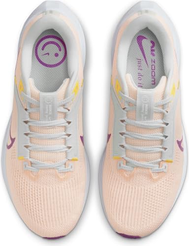 Women's AIR Zoom Pegasus 40 - Size US (Guava Ice/Amber Brown/Photon Dust/Vivid Purple, US Footwear Size System, Adult, Women, Numeric, Medium, 9)