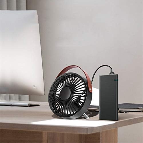 Mini Table Desk Fan USB-Powered Desktop Portable Cooling 360 Degree Rotation Small for Office