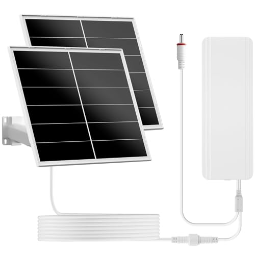 VUEBEE 40W Solar Panel Kit and 24000mAh Battery for PTZ Security Cameras, 5V/12V Adjustable Output,...