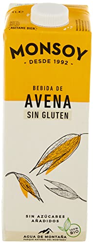 MONSOY Bebida DE Avena SIN Gluten Bio 1 L