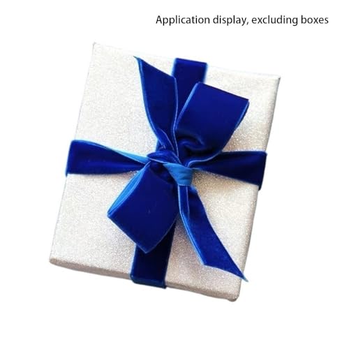 Ruban de velours vert pour emballage de cadeaux de Noël et fêtes