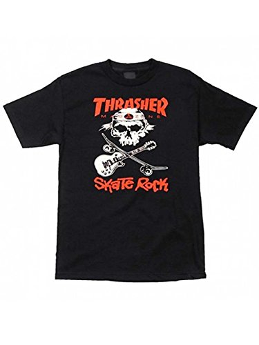 Thrasher "Skate Rock" T-shirt (Black) (Medium)