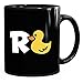 Produktbild MoonWorks® Kaffee-Tasse Rentner Motiv Ente lustiges Geschenk zur Rente witziger Spruch zum Ruhestand uni - schwarz Keramik-Tasse