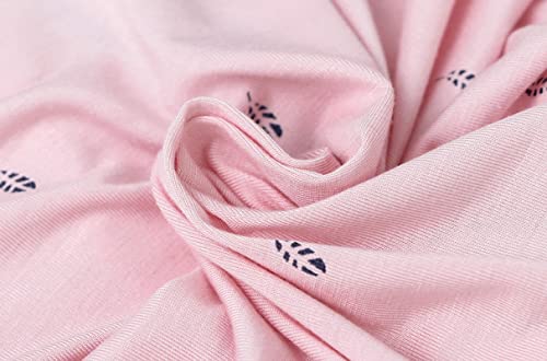 STJDM Camicia da Notte,Pigiama Modale Stampato