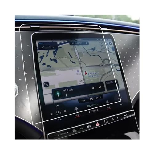 Verre trempé EQE 350 évitez les rayures sur l'écran GPS avec ce film