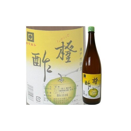 Amazon.co.jp: 尾道造酢 瀬戸内特産 カクボシ 橙酢(だいだいす)1.8L