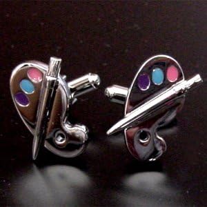 鎌倉カフス工房 パレット・カフス（カフスボタン） ec044