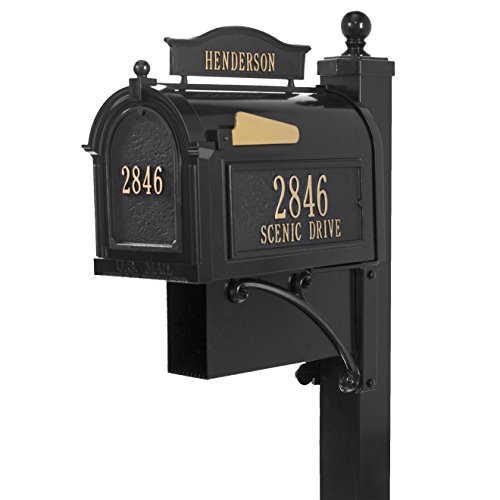 Whitehall™ Personalized Whitehall The Ultimate Mailbox & Post Package (4 Colors Available) #TOP4