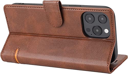 Étui iPhone 13 Pro Max portefeuille à rabat magnétique et antichoc