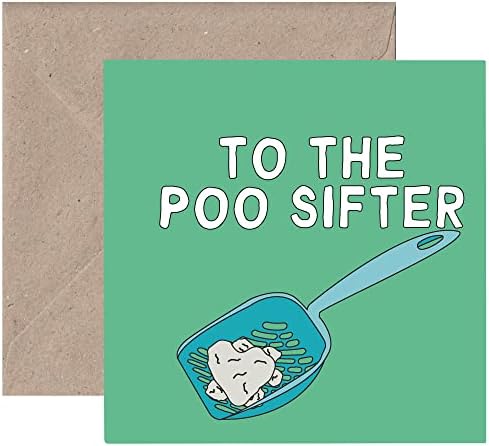 Birthday Card For Cat Owners - Card From The Cat - Funny Cat Birthday Cards For Her | Birthday Card From The Cat Birthday Cards For Men | Birthday Cards For Women | Cat Cards For Cat Mum